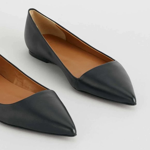 NEW ATP Atelier San Cataldo Black Nappa Ballerinas Handmade in Italy EU 40 - Picture 2 of 16